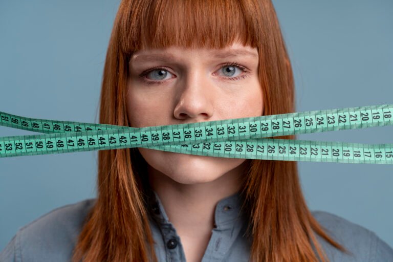 Person with eating disorder having weight problems